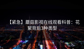 【紧急】蘑菇影视在线观看科普：花絮背后3种类型